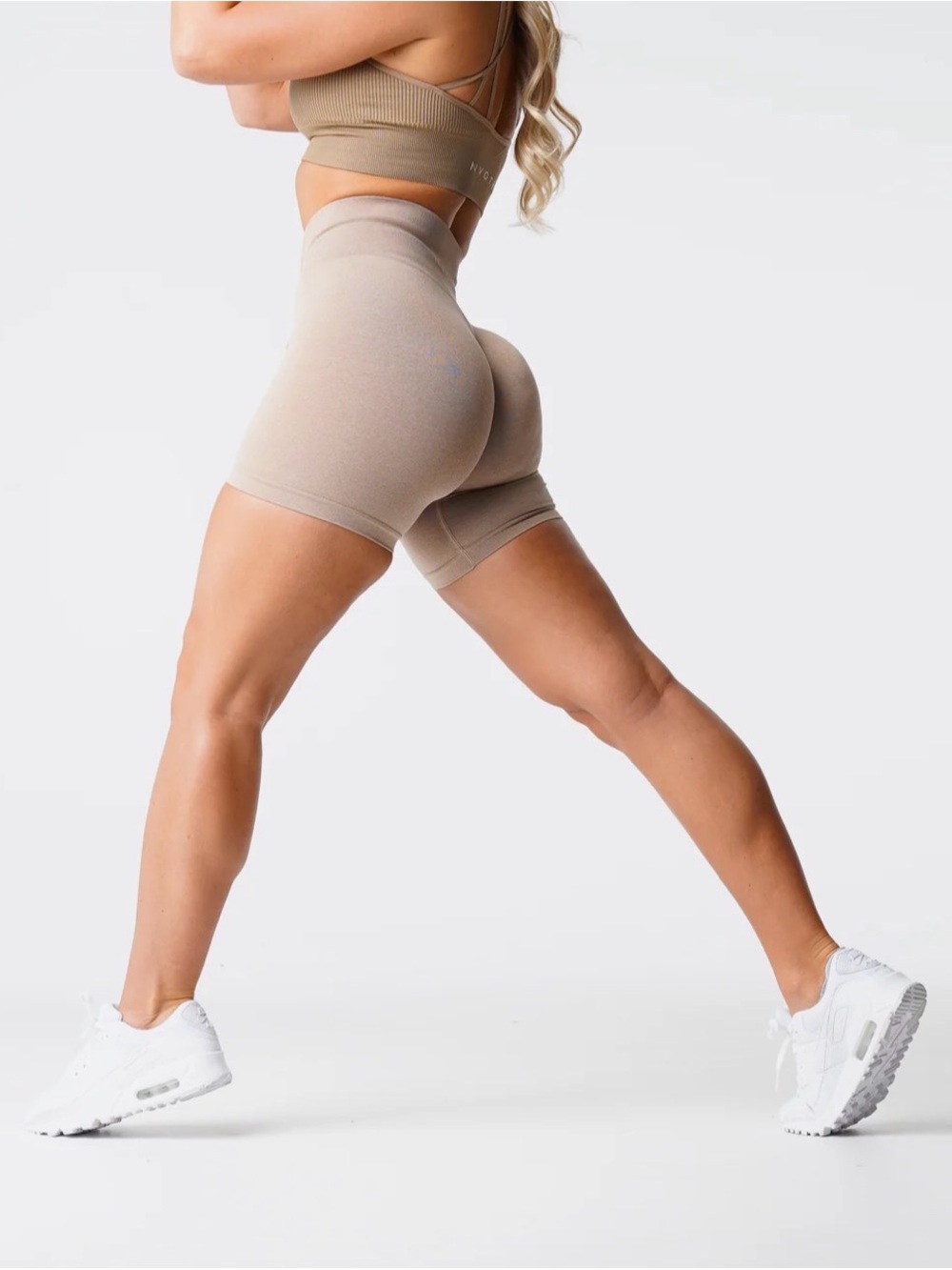 NVGTN Beige Pro Shorts